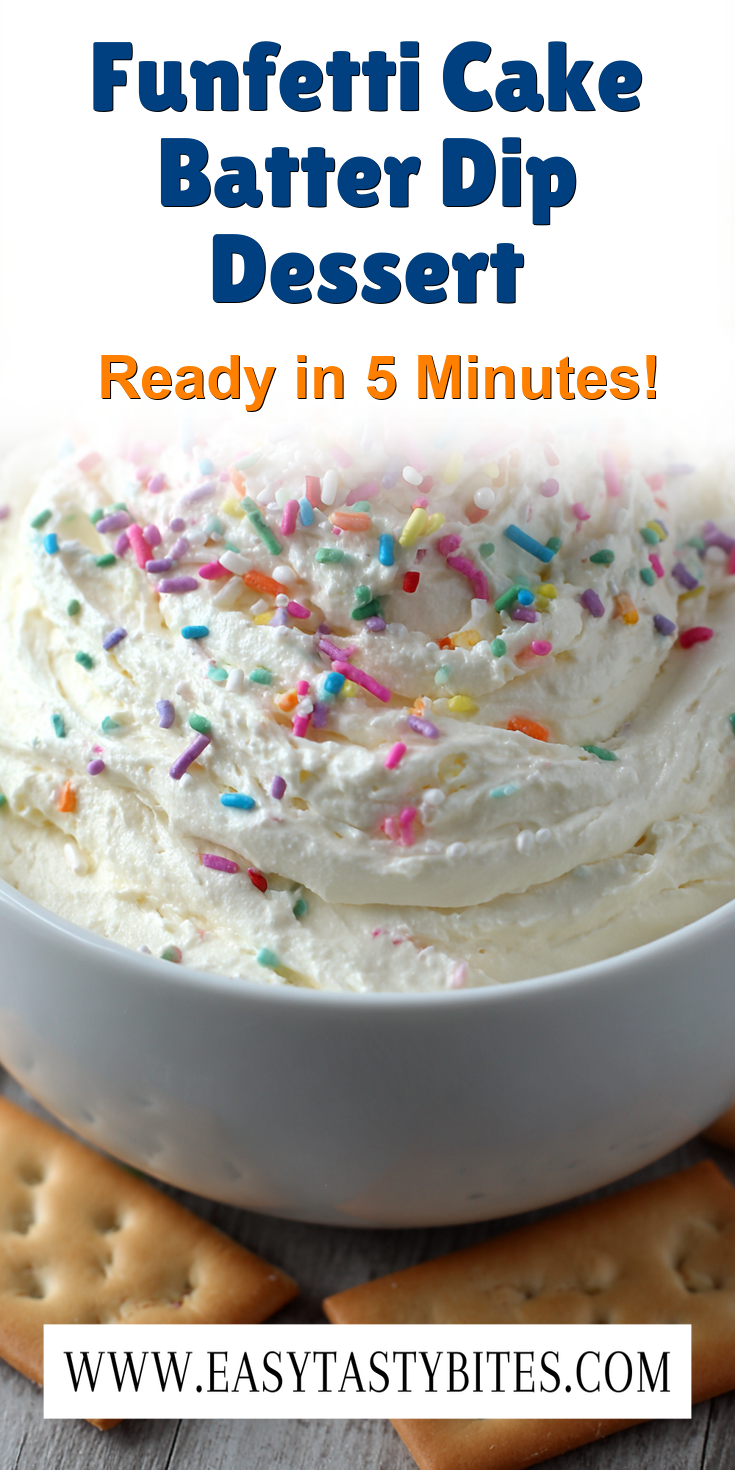 Funfetti Cake Batter Dip Dessert served warm with cozy spices