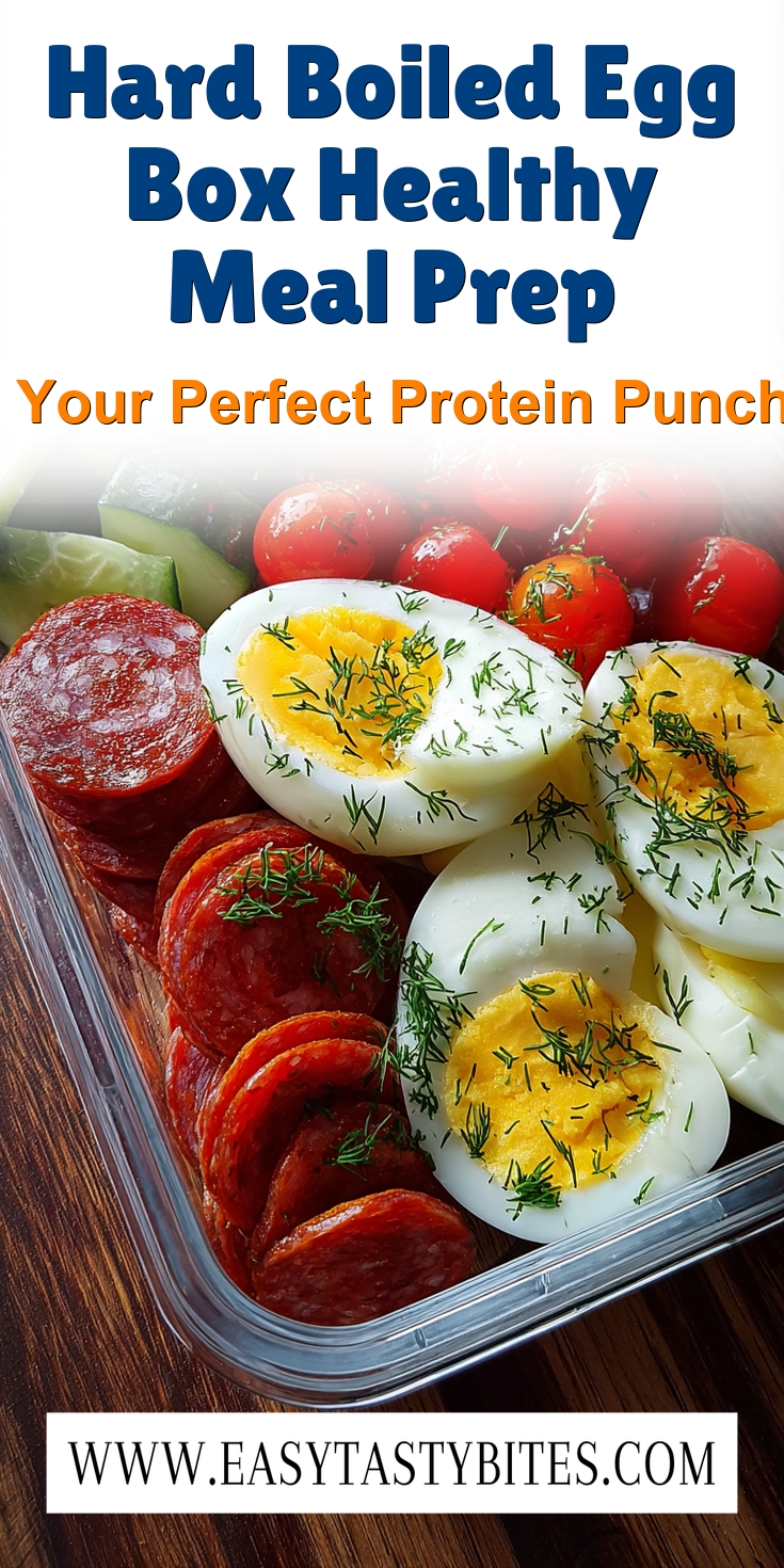 Hard Boiled Egg Box Healthy Meal Prep served warm with cozy spices