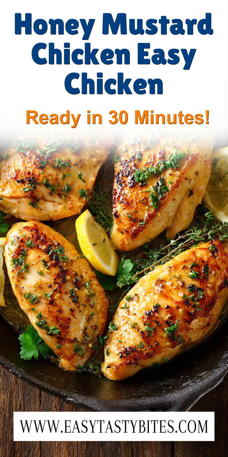Honey Mustard Chicken Easy Chicken served warm with cozy spices