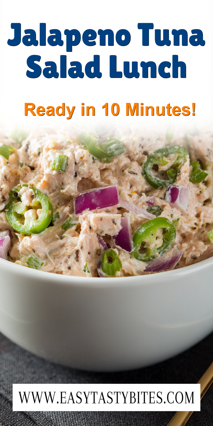 Jalapeno Tuna Salad Lunch served warm with cozy spices