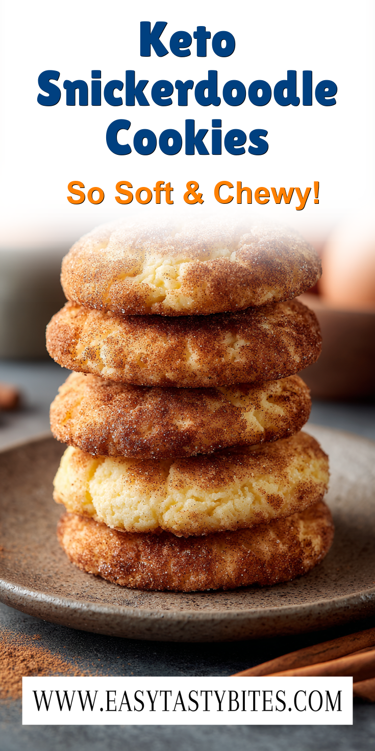 Keto Snickerdoodle Cookies served warm with cozy spices