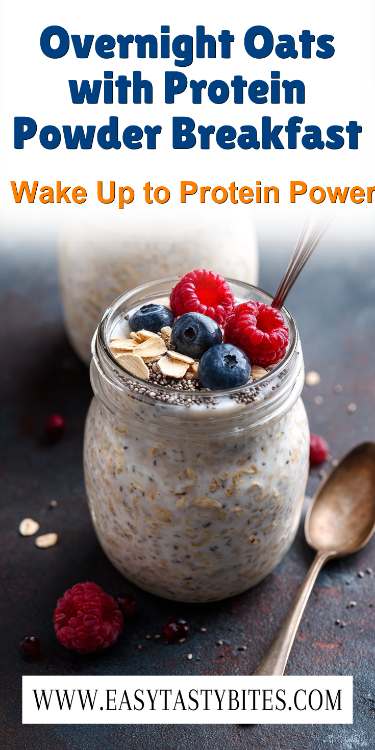 Overnight Oats with Protein Powder Breakfast served warm with cozy spices