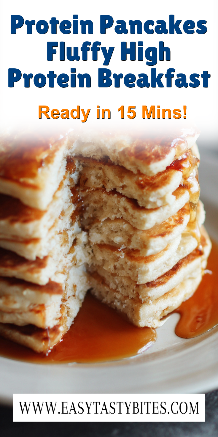 Protein Pancakes Fluffy High Protein Breakfast served warm with cozy spices