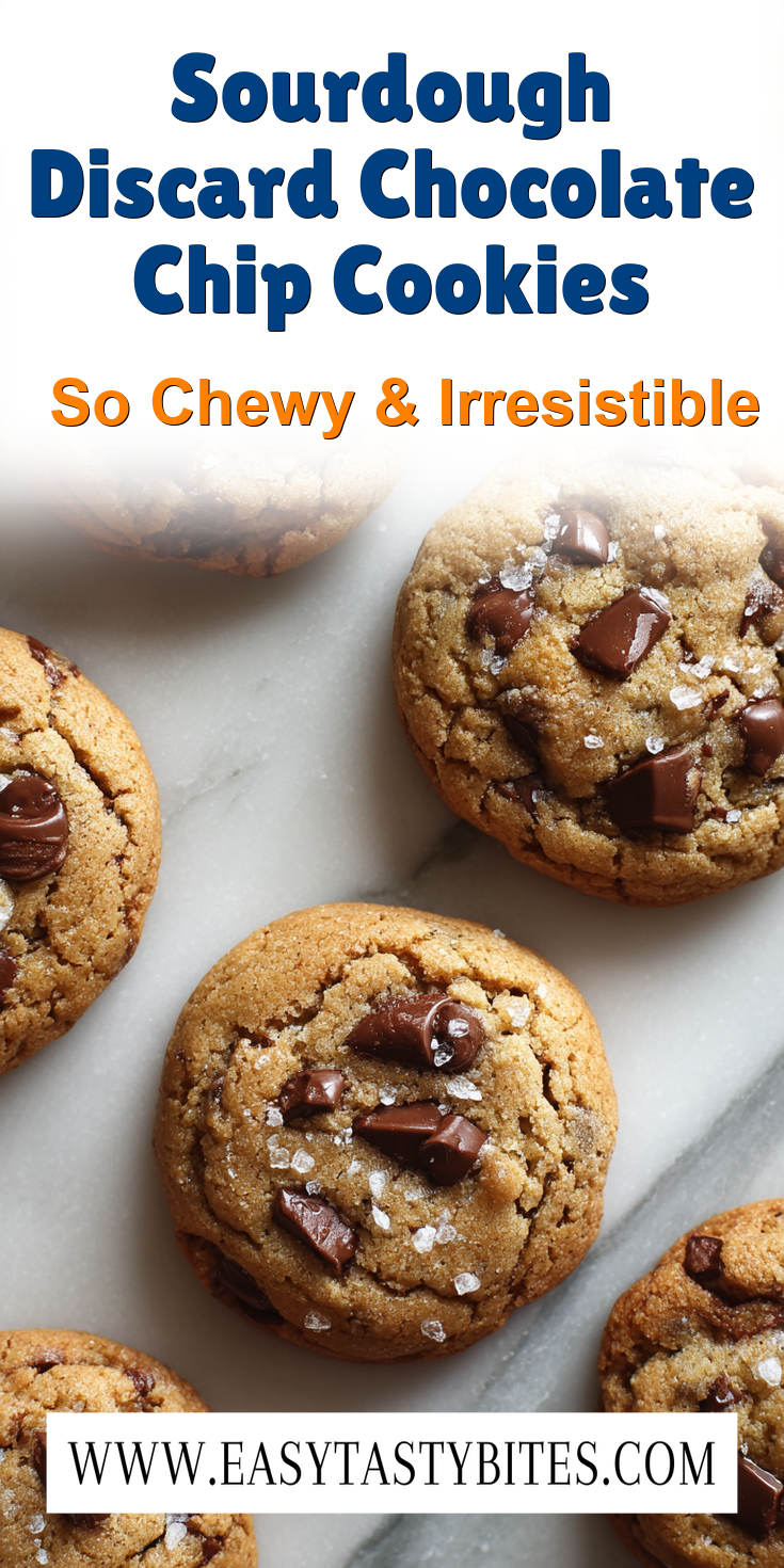 Sourdough Discard Chocolate Chip Cookies served warm with cozy spices