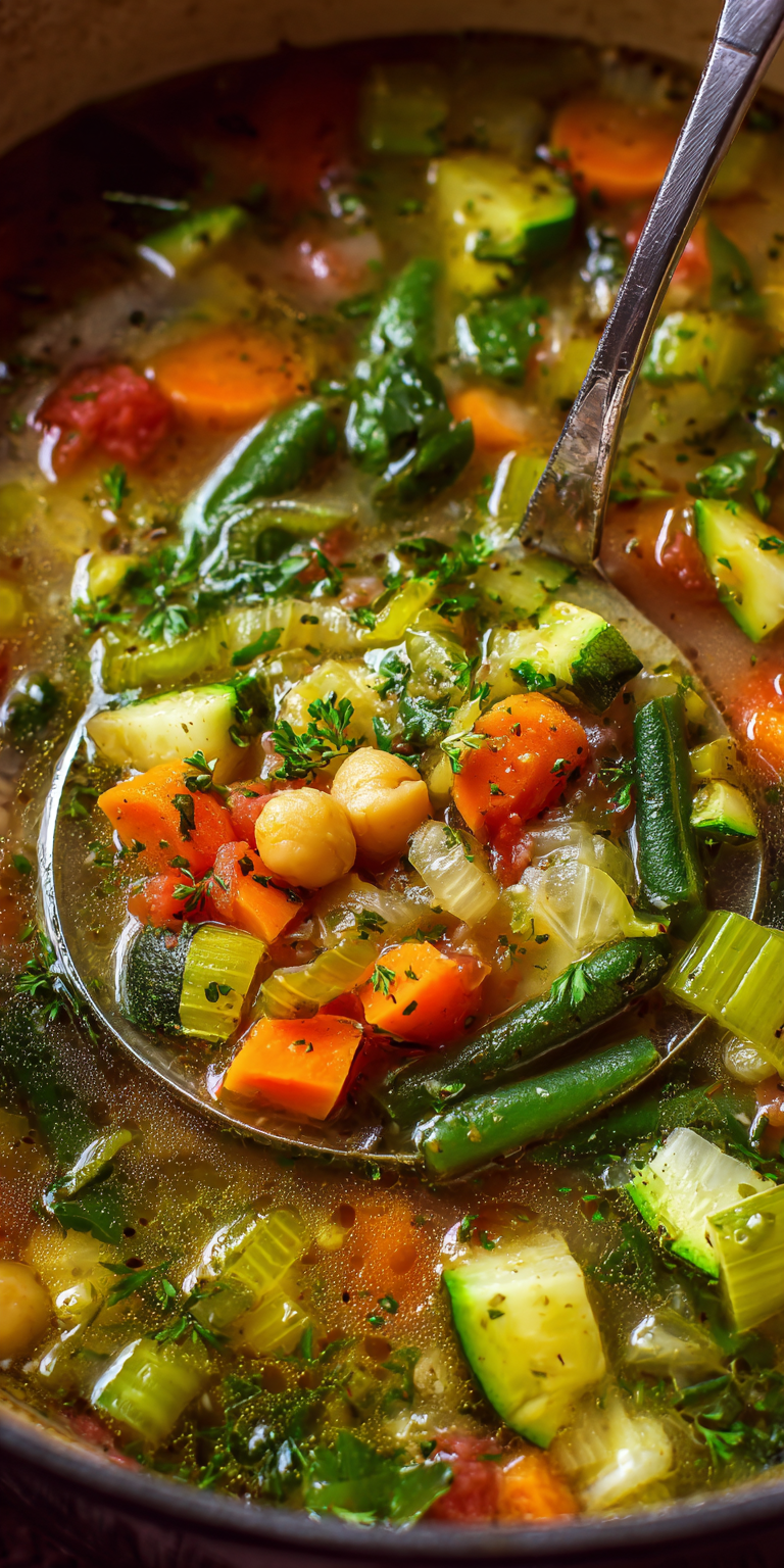Spring Vegetable Detox Soup Recipe