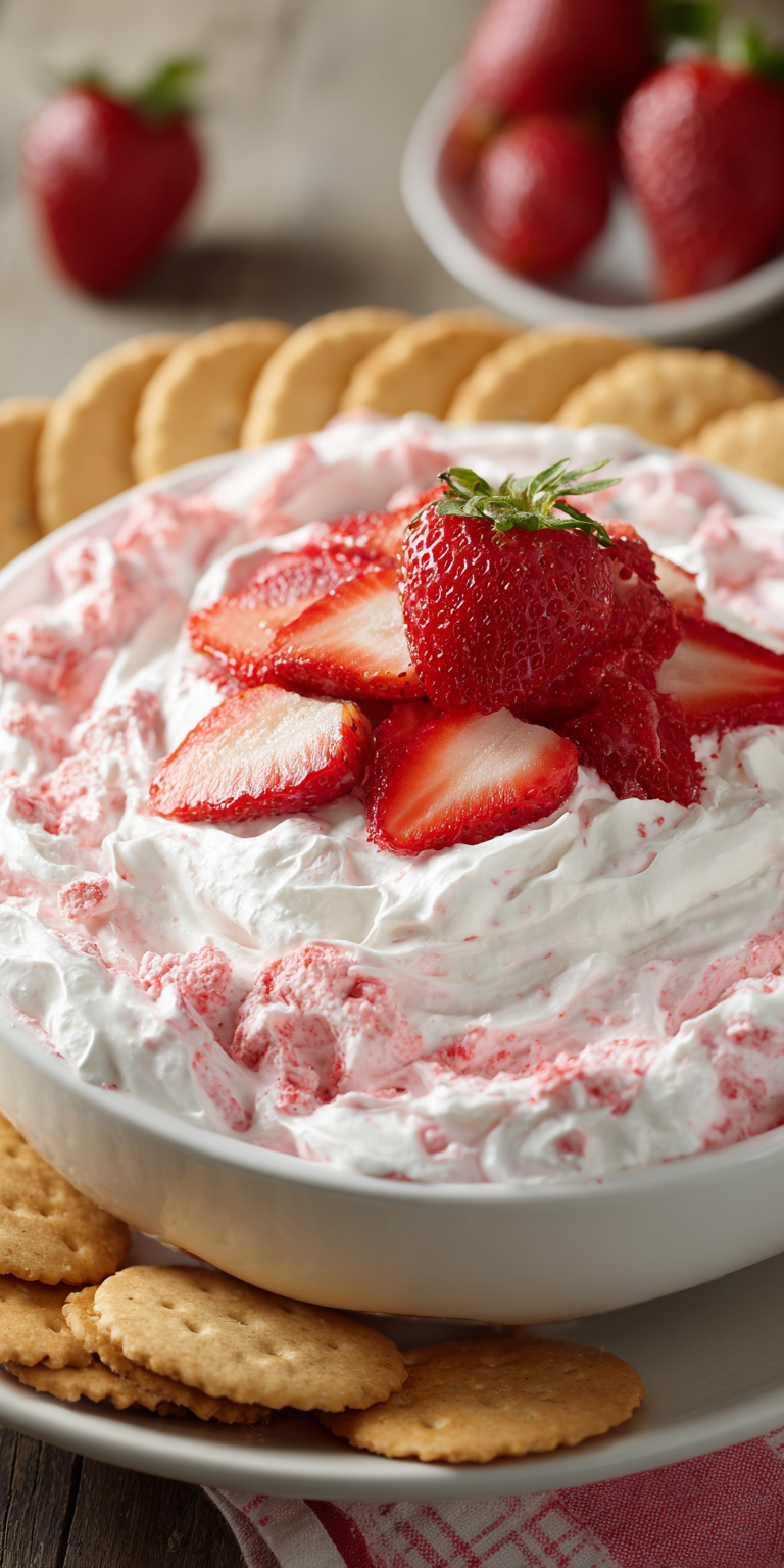 Strawberry Shortcake Trifle Bowl served warm with cozy spices