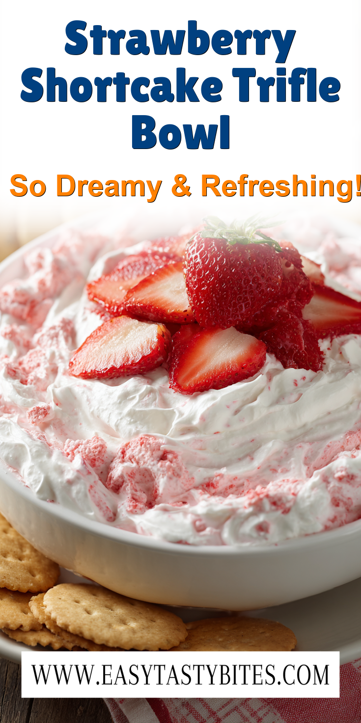 Strawberry Shortcake Trifle Bowl served warm with cozy spices