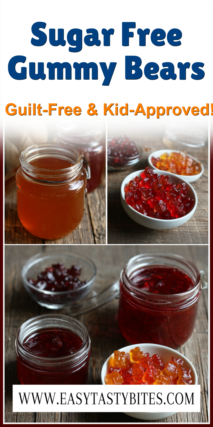 Sugar Free Gummy Bears served warm with cozy spices