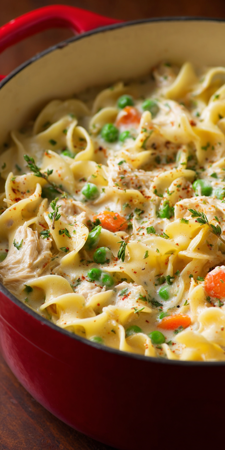 Tuna Noodle Casserole Quick Dinner served warm with cozy spices