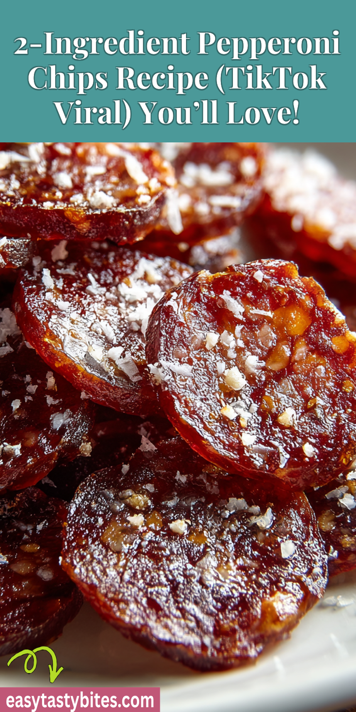 2-Ingredient Pepperoni Chips Recipe (TikTok Viral) You’ll Love! served warm with cozy spices