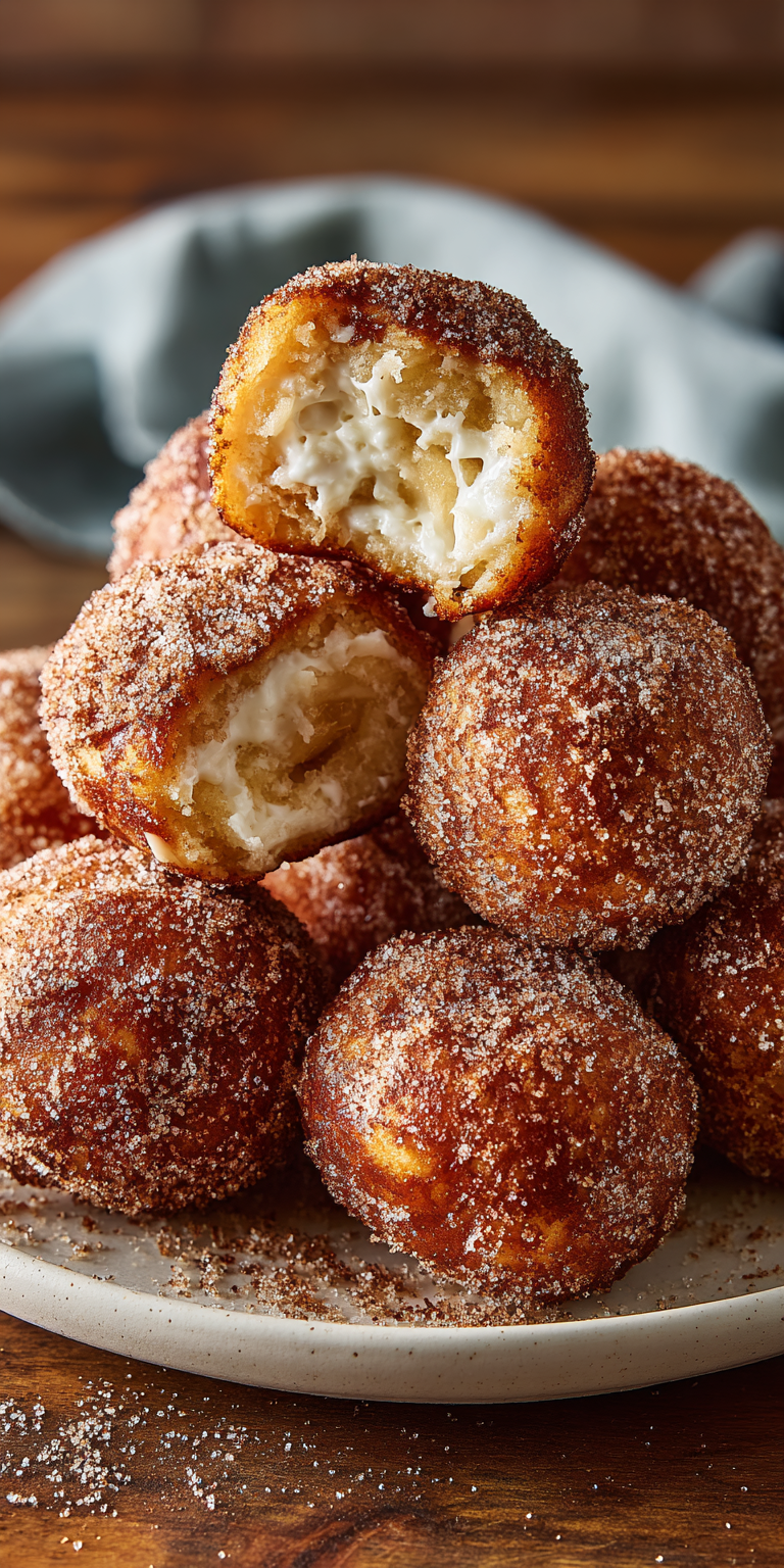 Banana Donut Holes: Indulge in a Guilt-Free Treat! served warm with cozy spices