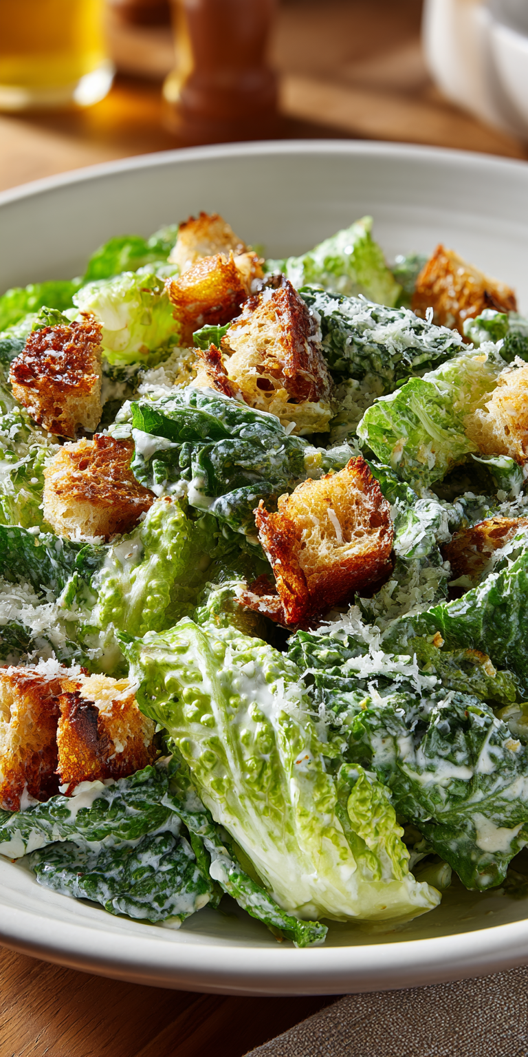 Best Caesar Salad served warm with cozy spices