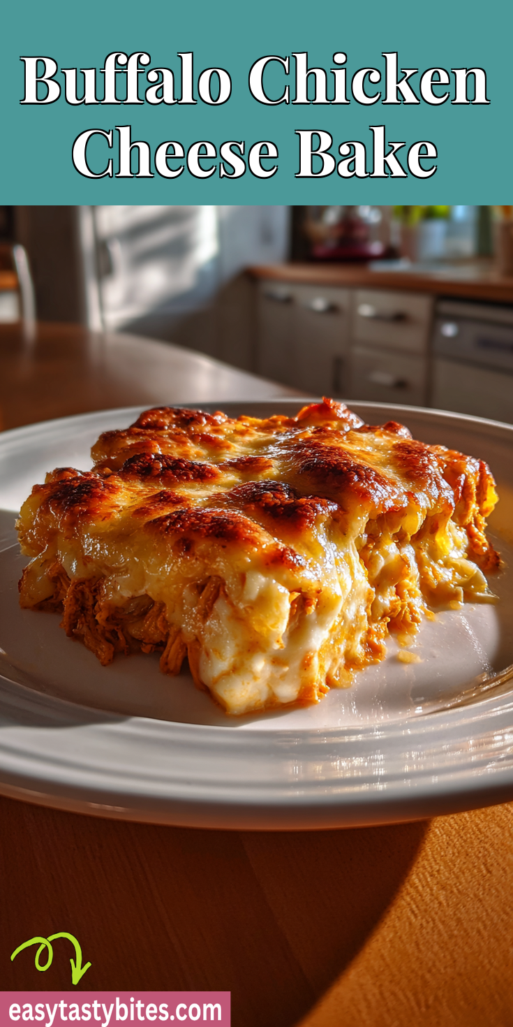 Buffalo Chicken Cheese Bake served warm with cozy spices