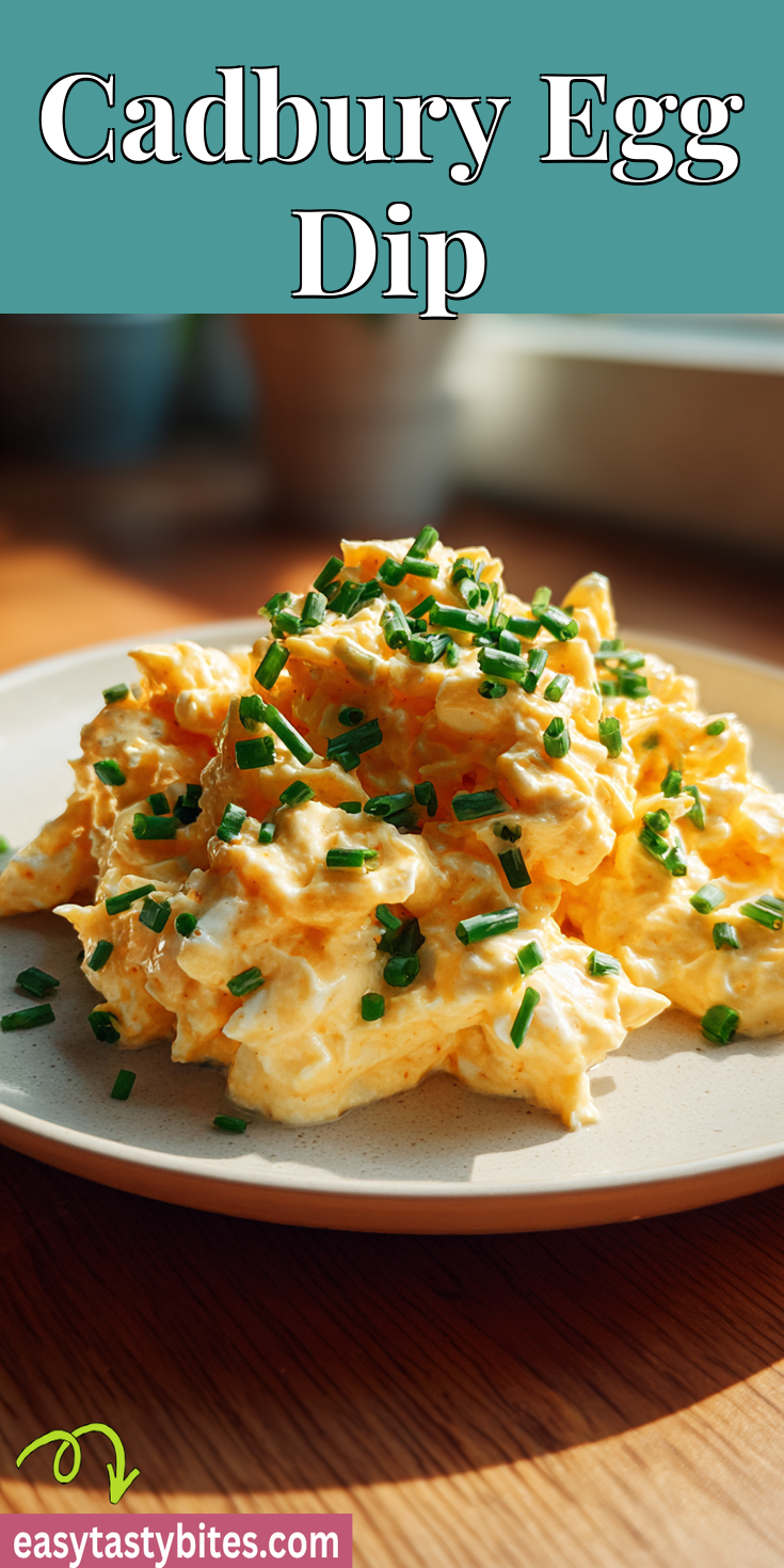 Cadbury Egg Dip served warm with cozy spices