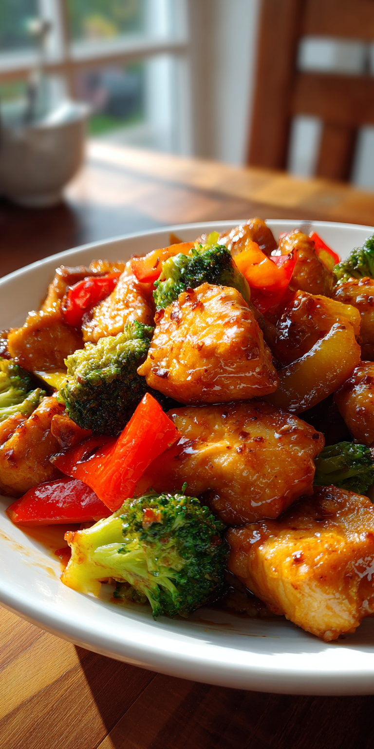 Chicken Stir Fry served warm with cozy spices