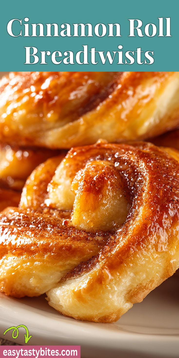 Cinnamon Roll Breadtwists served warm with cozy spices