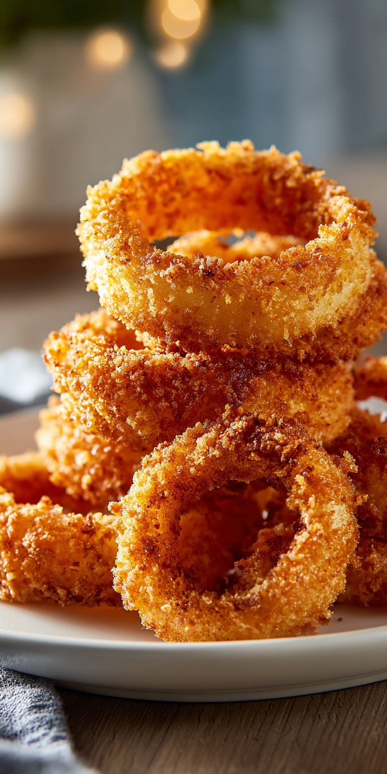 Crispy Air Fryer Onion Rings: A Must-Try Recipe Today! served warm with cozy spices