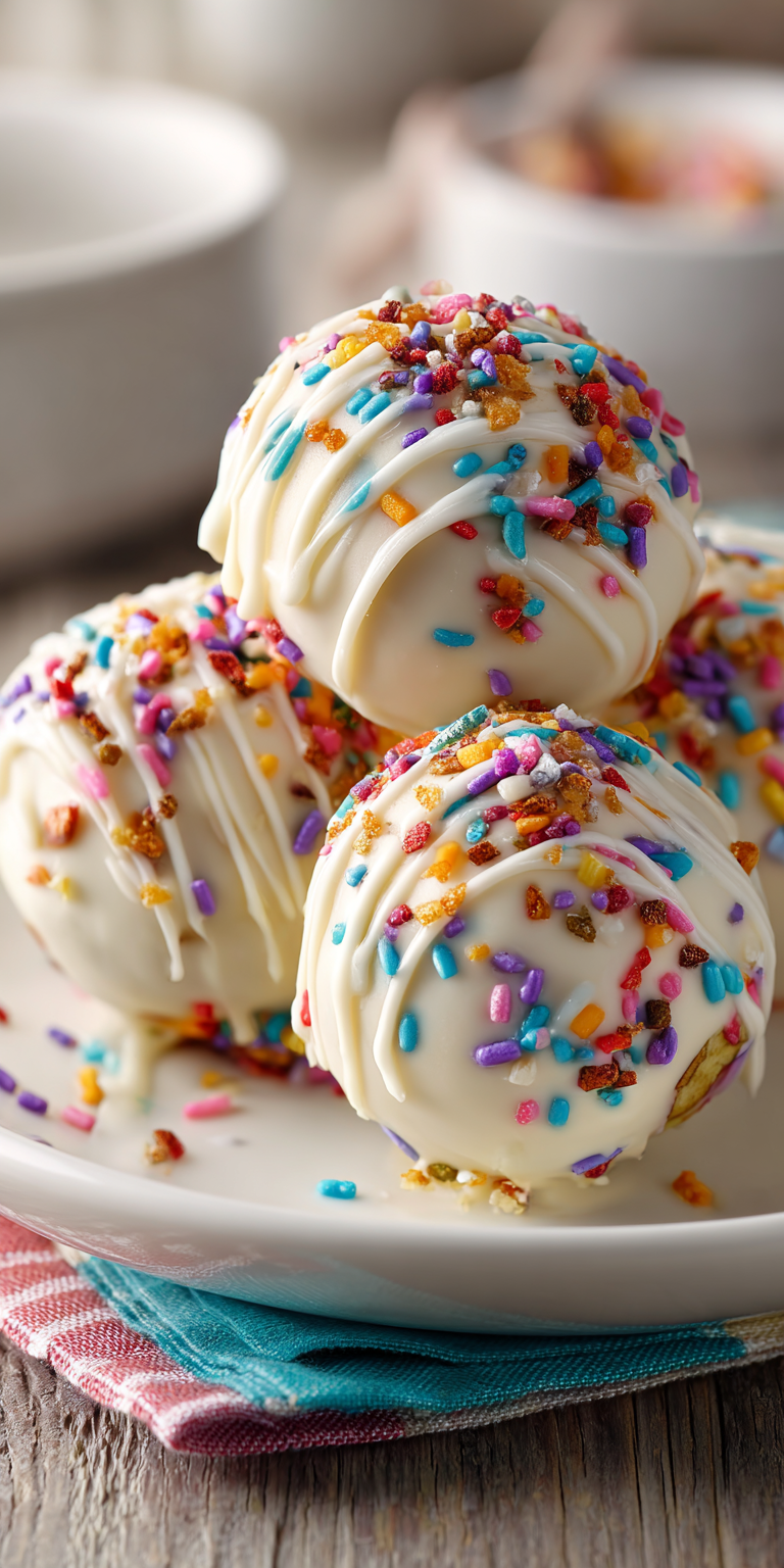 Easy Easter Funfetti Cake Pops served warm with cozy spices