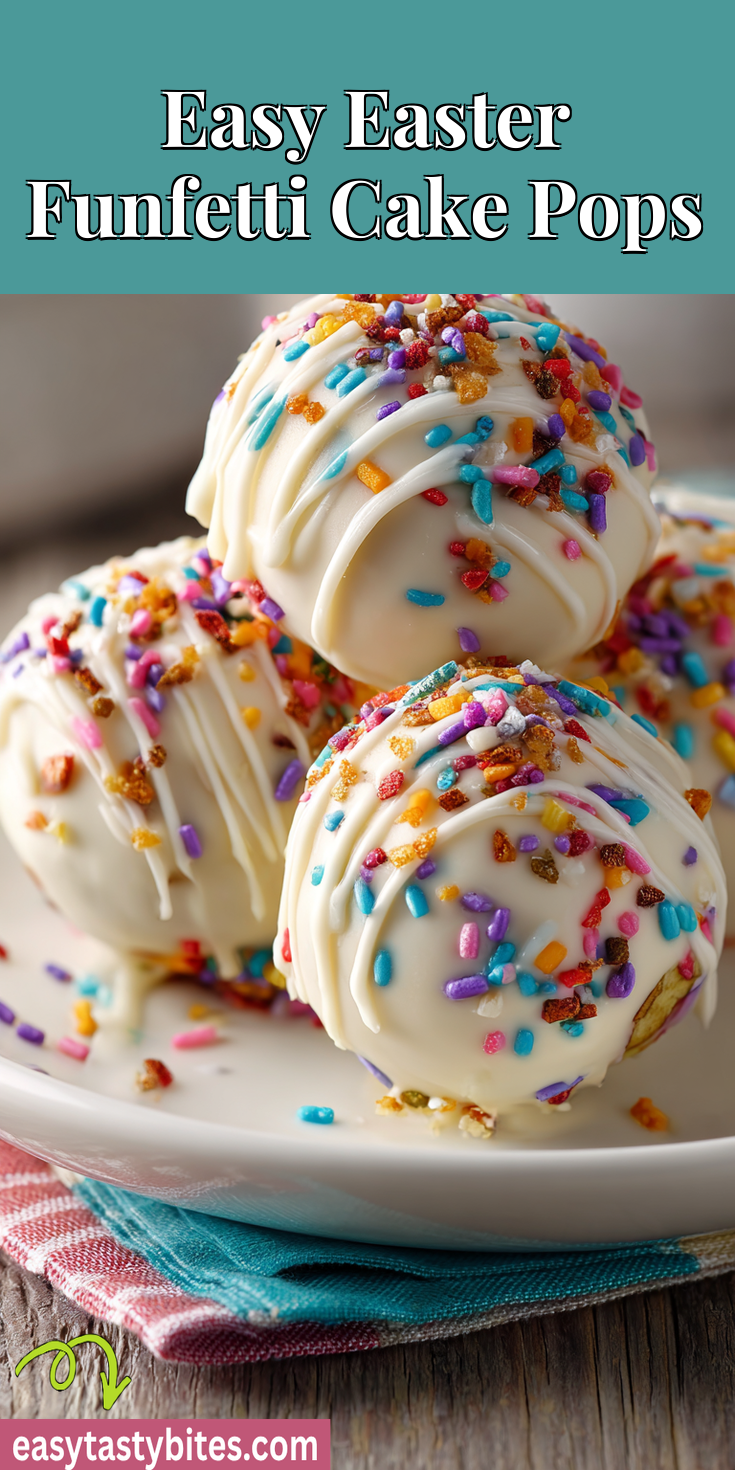 Easy Easter Funfetti Cake Pops served warm with cozy spices