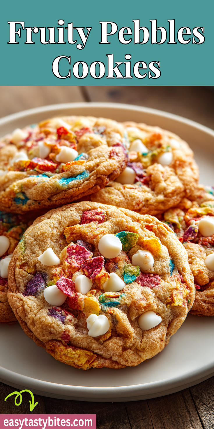 Fruity Pebbles Cookies served warm with cozy spices