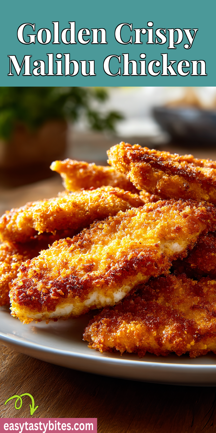 Golden Crispy Malibu Chicken served warm with gentle spices and a cozy aroma