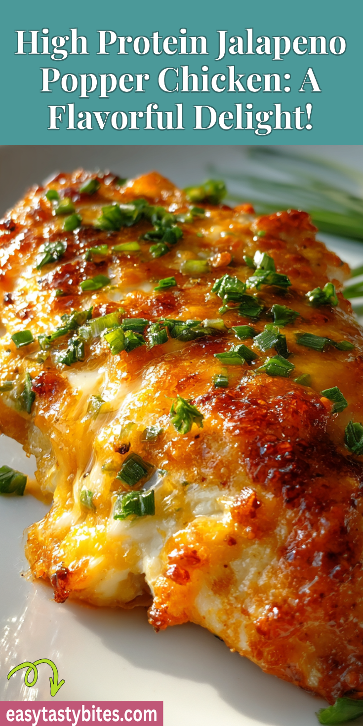 High Protein Jalapeno Popper Chicken: A Flavorful Delight! served warm with cozy spices