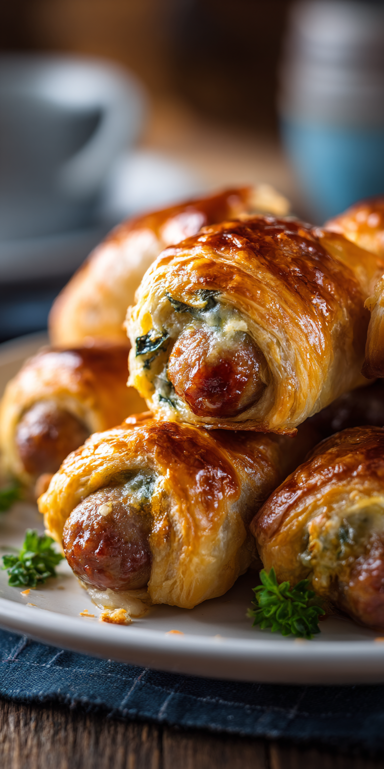 Jalapeno Popper Pigs in a Blanket served warm with cozy spices