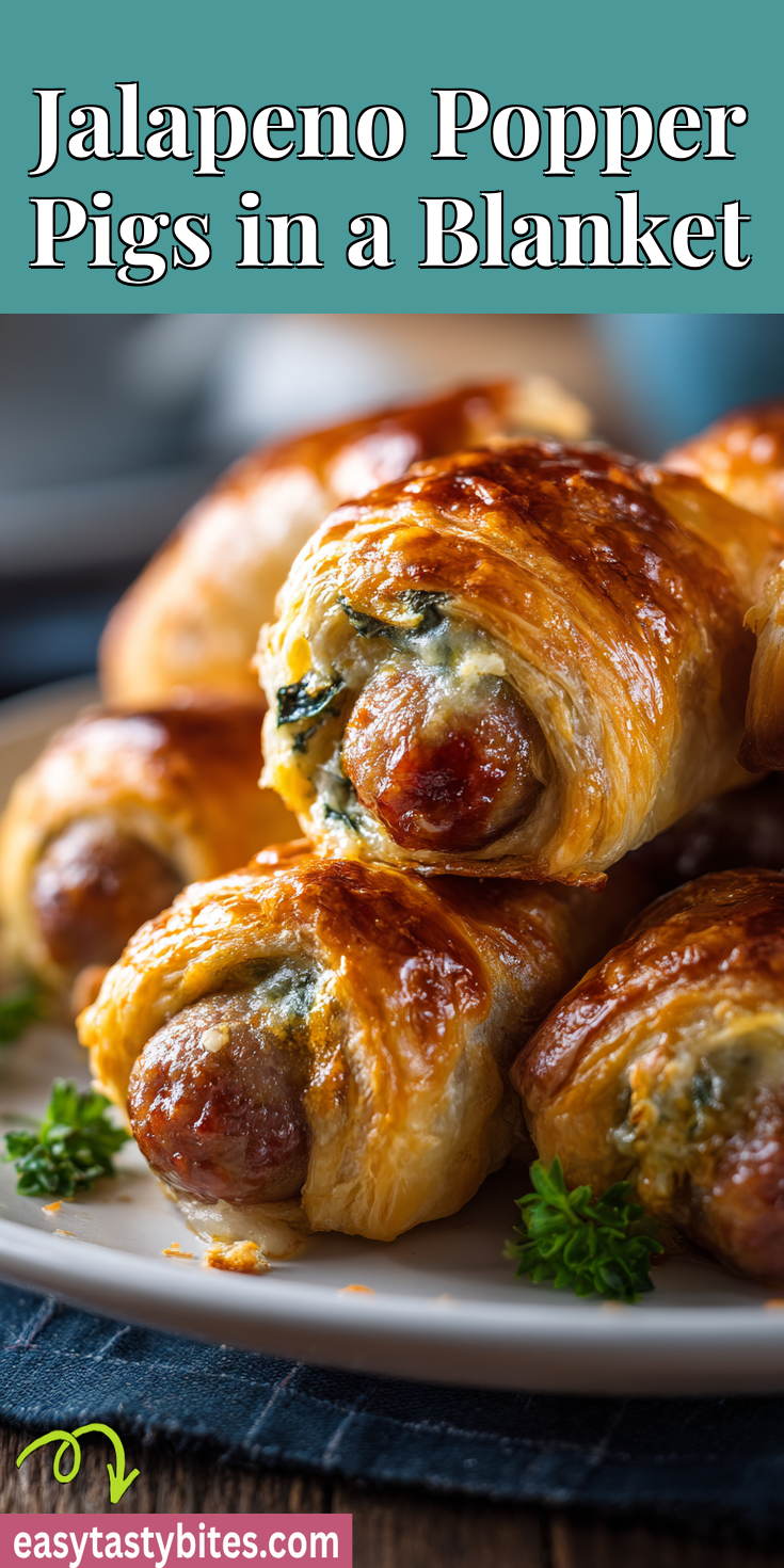 Jalapeno Popper Pigs in a Blanket served warm with cozy spices