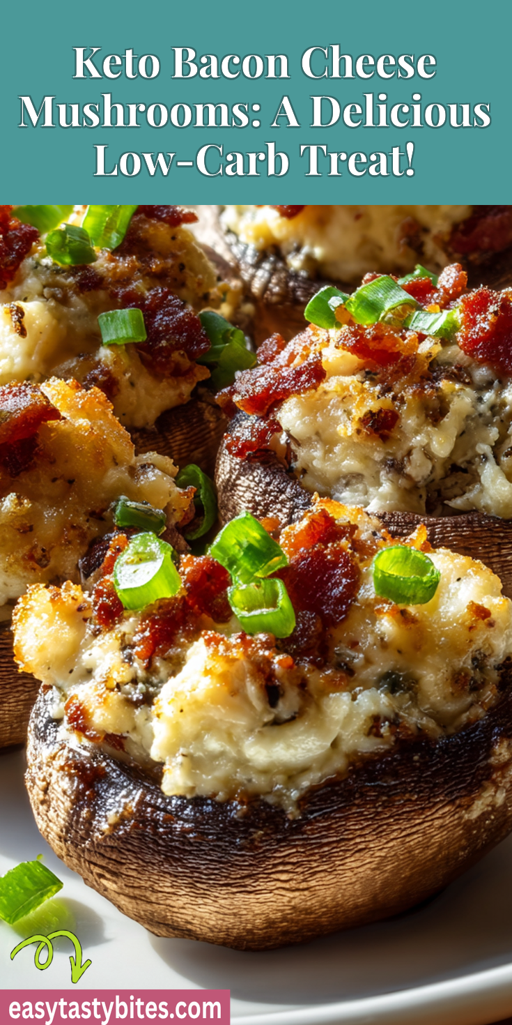 Keto Bacon Cheese Mushrooms: A Delicious Low-Carb Treat! served warm with cozy spices