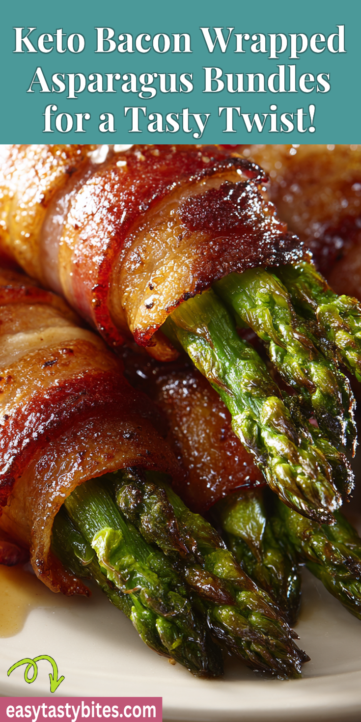 Keto Bacon Wrapped Asparagus Bundles for a Tasty Twist! served warm with cozy spices