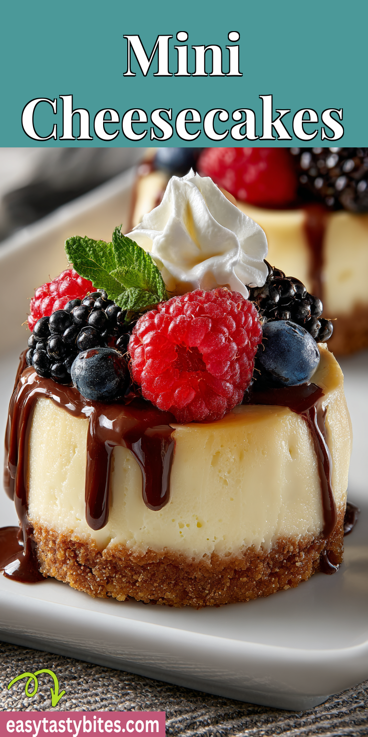 Mini Cheesecakes served warm with cozy spices