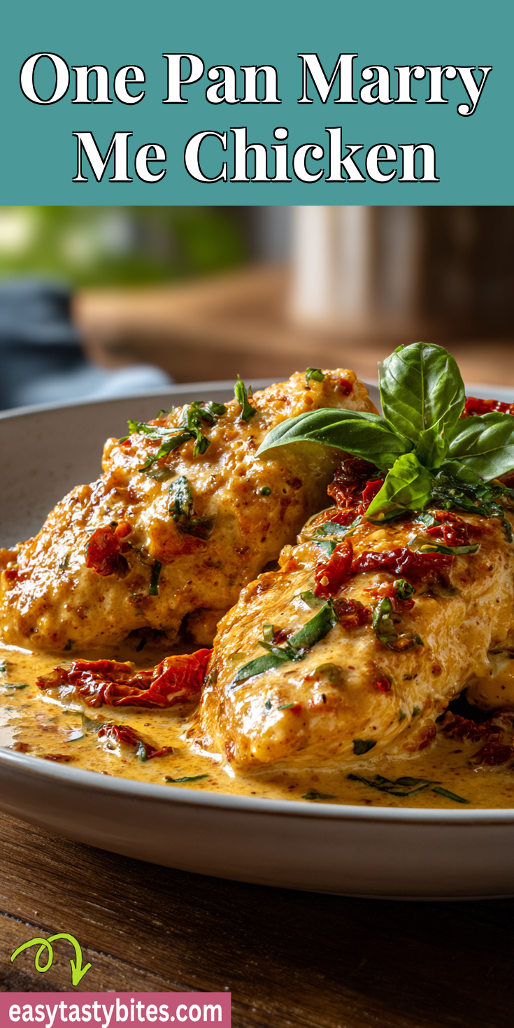 One Pan Marry Me Chicken served warm with cozy spices