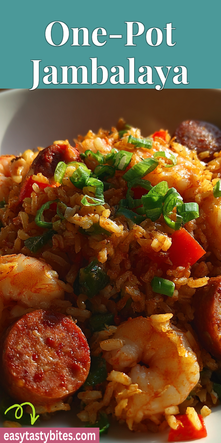 One-Pot Jambalaya served warm with cozy spices