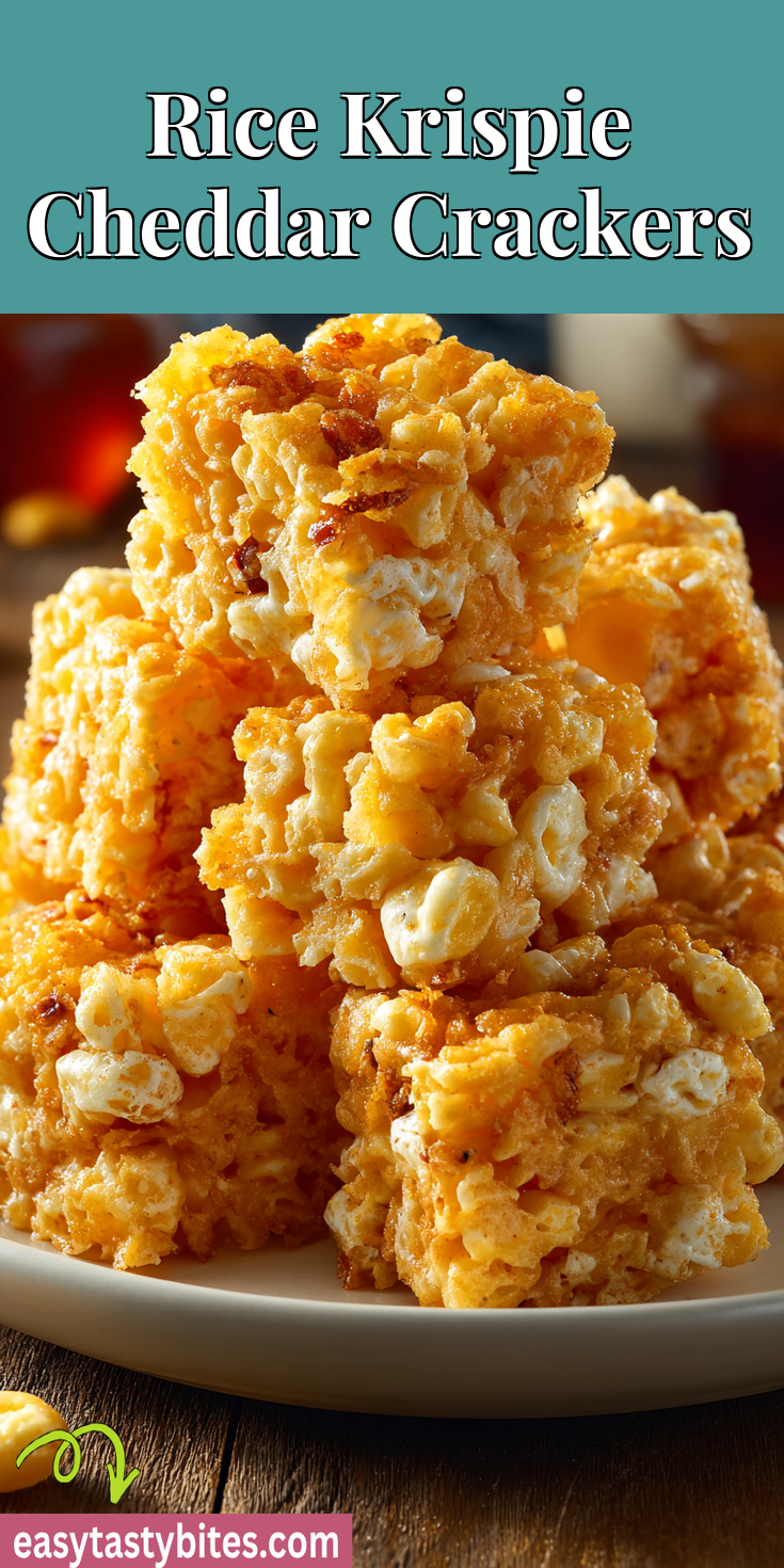 Rice Krispie Cheddar Crackers served warm with cozy spices