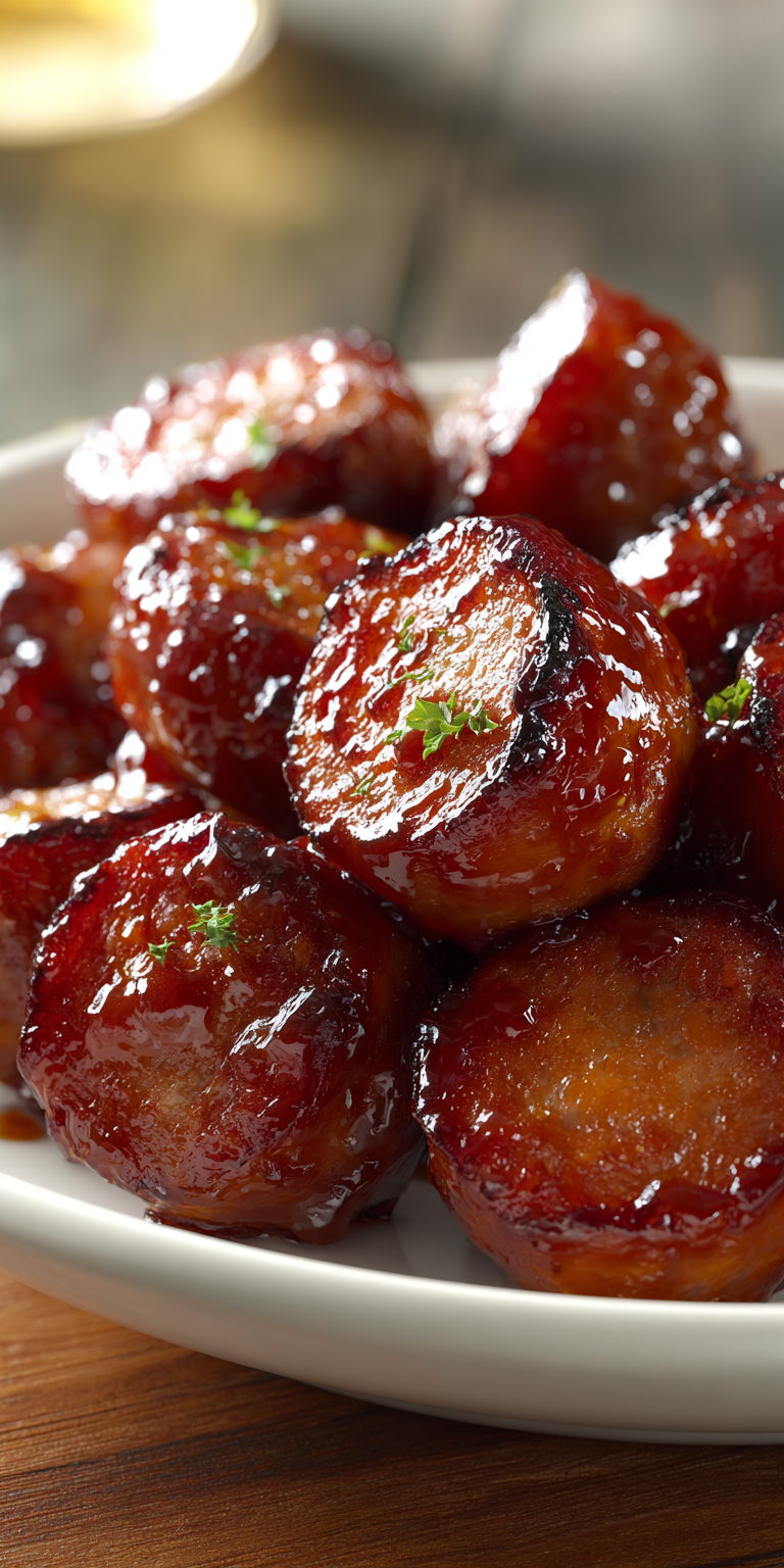 Smoked Sausage Bites: Easy BBQ Snack Recipe You’ll Love! served warm with cozy spices