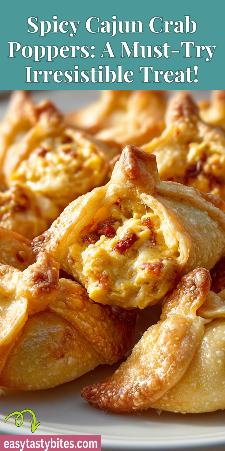 Spicy Cajun Crab Poppers: A Must-Try Irresistible Treat! served warm with cozy spices