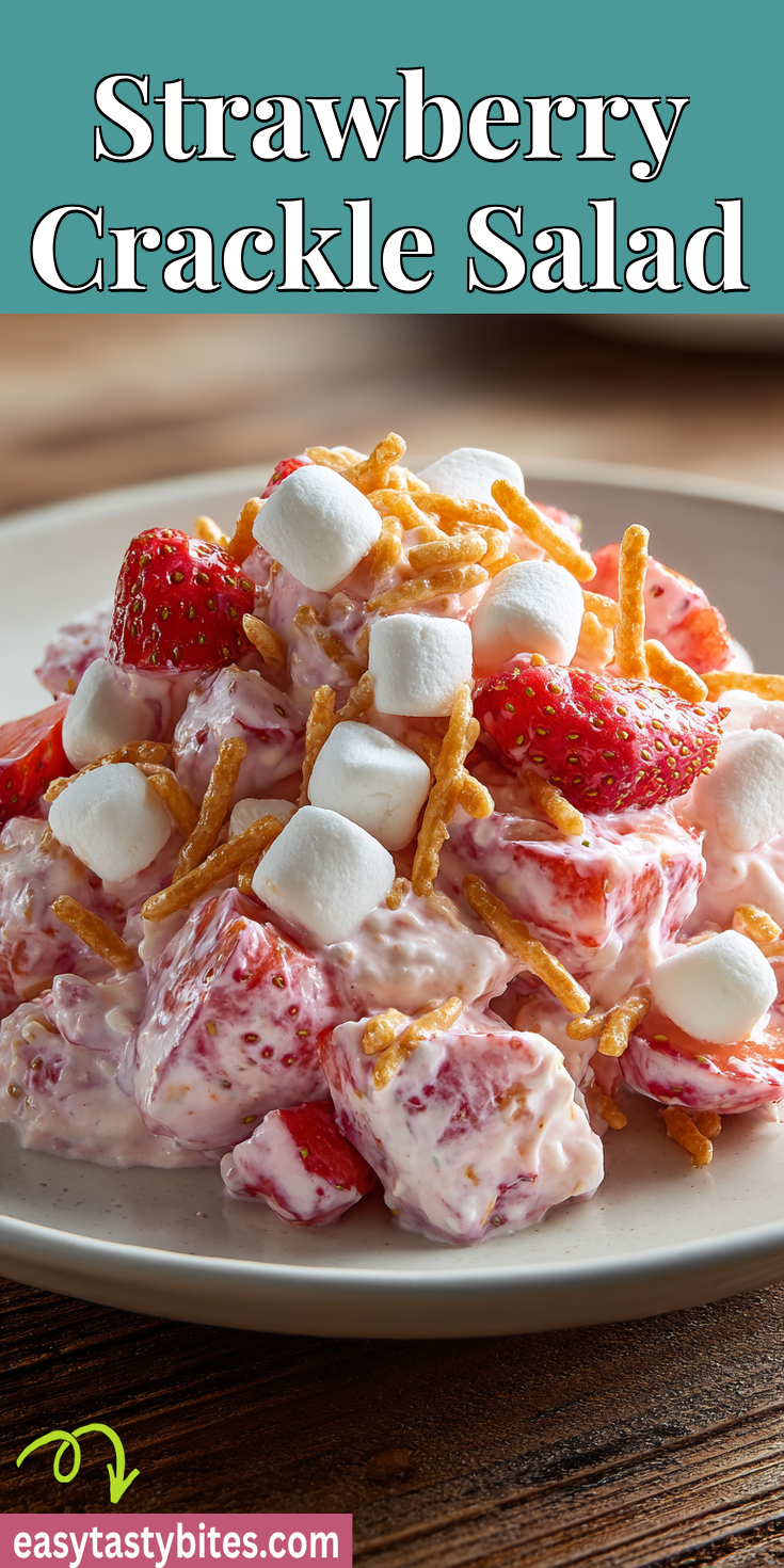 Strawberry Crackle Salad served warm with cozy spices